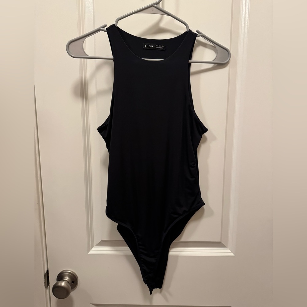 SHEIN Classic Black Bodysuit